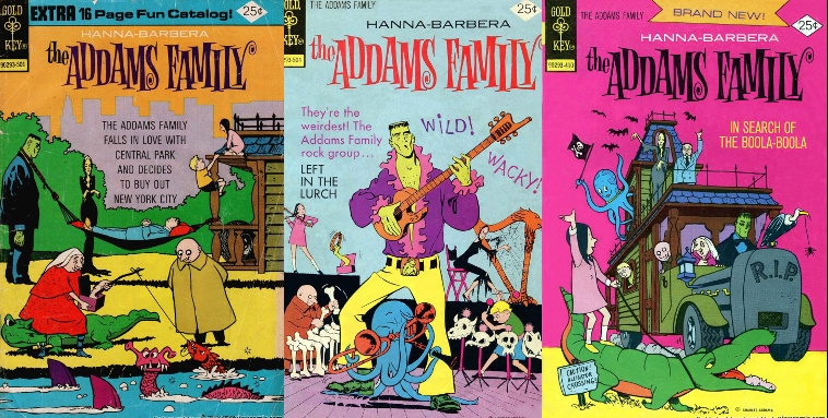 The subversive Addams Family get their own comic book, 1974
