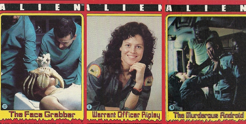 Holy shit, they really made bubblegum trading cards for the first ‘Alien’ movie!