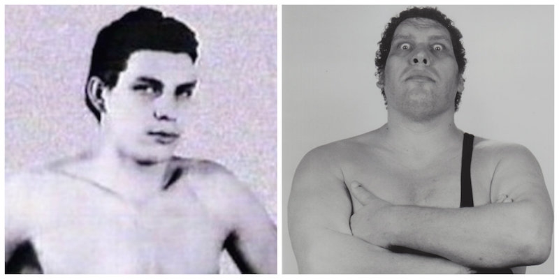 Surprising photos of a young, good-looking André the Giant from the late 60s and early 70s