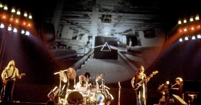 Concert screen projections from Pink Floyd’s 1974 and 1975 tours