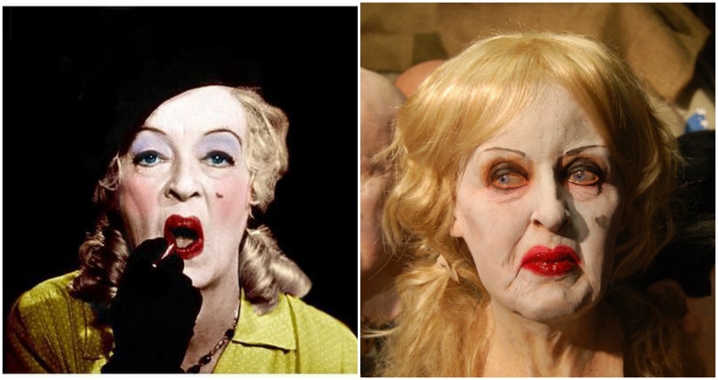 Terrifying bust of Bette Davis as the diabolical ‘Baby Jane Hudson’