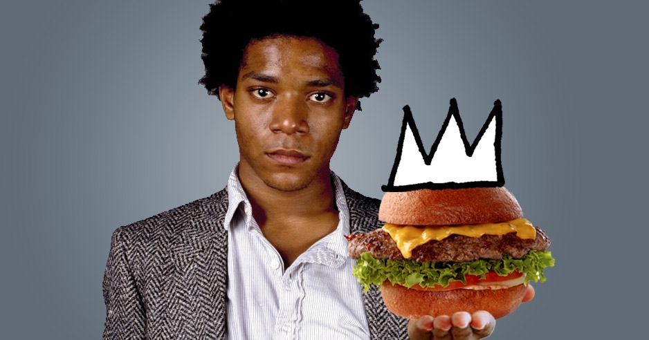 Even at $64 a pop, the Basquiat Burger is still about 100,000X cheaper than a Basquiat painting
