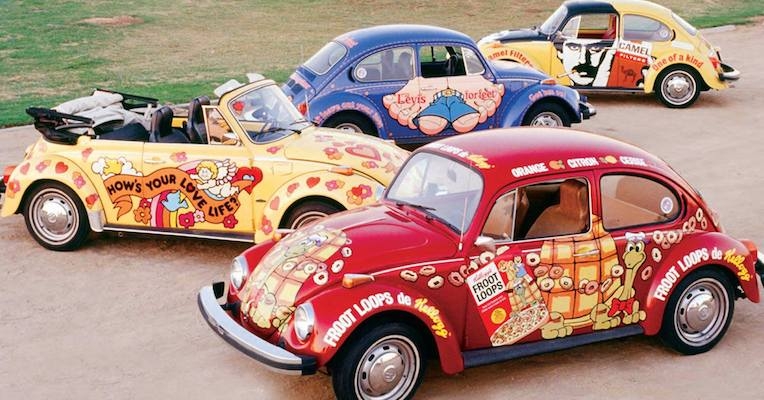 Beetleboards: Volkswagen bugs used as advertising billboards in the 1970s