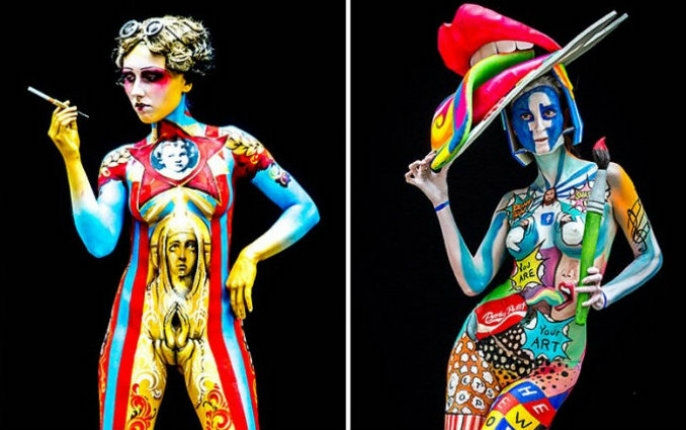 Mind-boggling images from the ‘World Bodypainting Festival’ in Austria