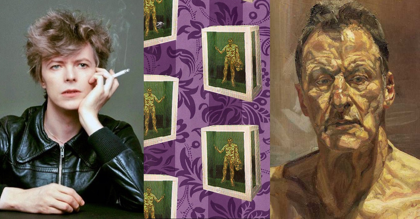David Bowie’s Laura Ashley wallpaper tribute to Lucian Freud (with a Brian Eno assist)