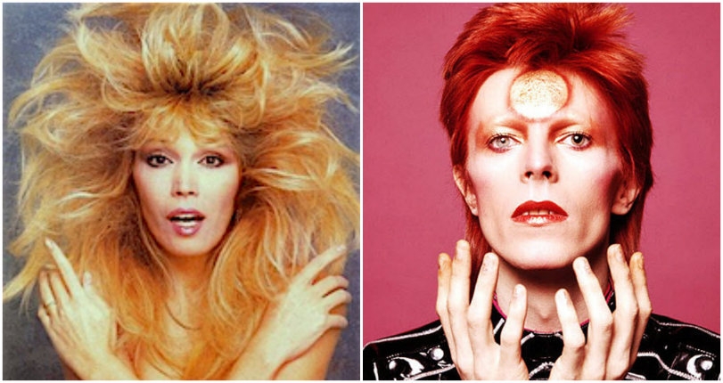 Behind-the-scenes footage of David Bowie & Amanda Lear from ‘The 1980 Floor Show’