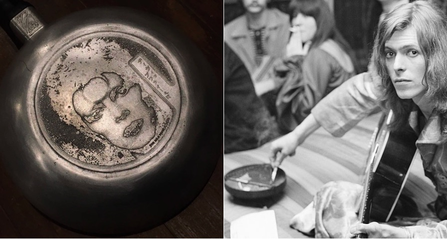 A one-of-a-kind saucepan with David Bowie’s face on it exists – and can be yours for $600