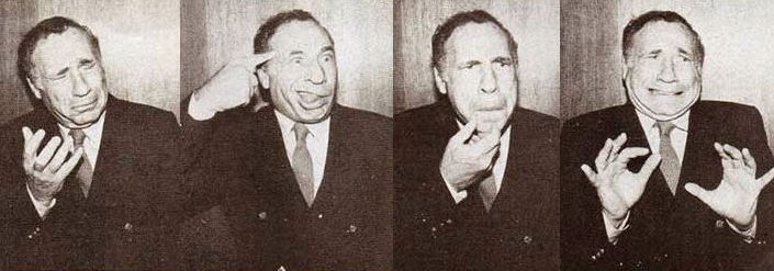 Mel Brooks demonstrates the 12 emotions that every actor must master