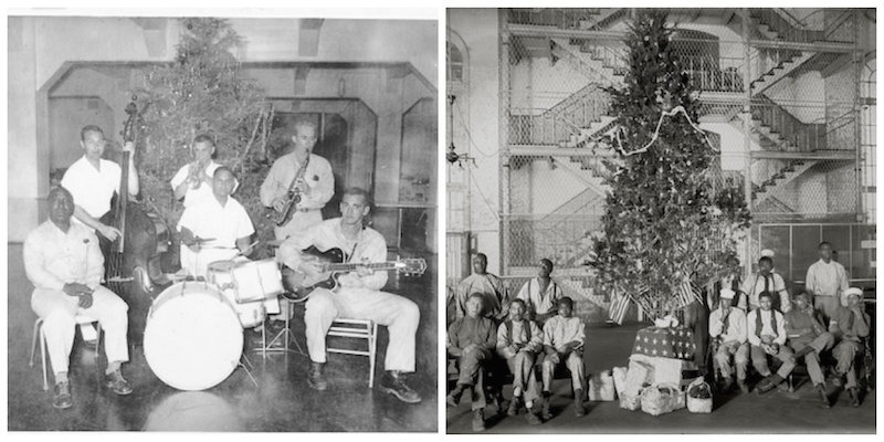Vintage photos of what it was like to spend Christmas in jail