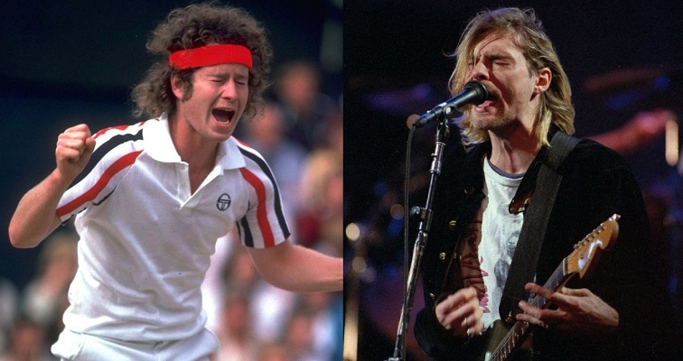 Because nothing quite goes with tennis like grunge, watch John McEnroe cover Nirvana!