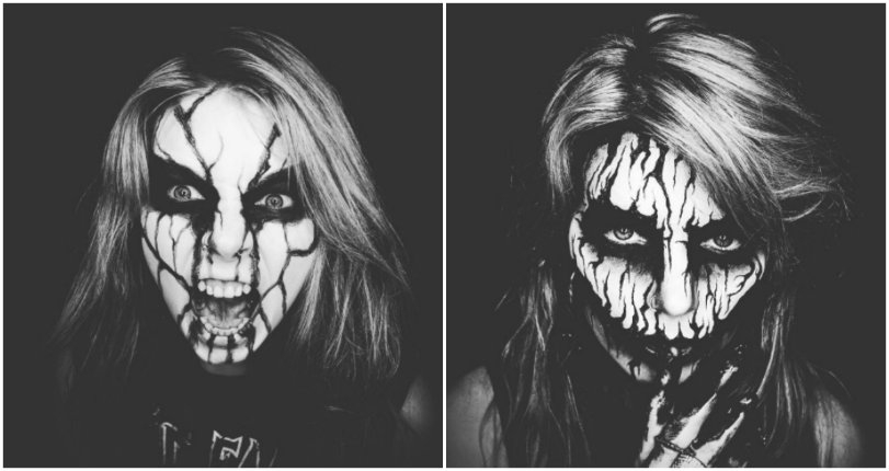 Queen of Hell: Metalhead stylist & artist takes on ‘The ‘30-Day Corpse Paint Challenge’ and WINS!