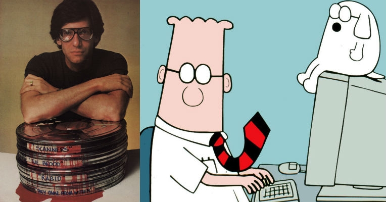 Apparently David Cronenberg is a huge ‘Dilbert’ fan