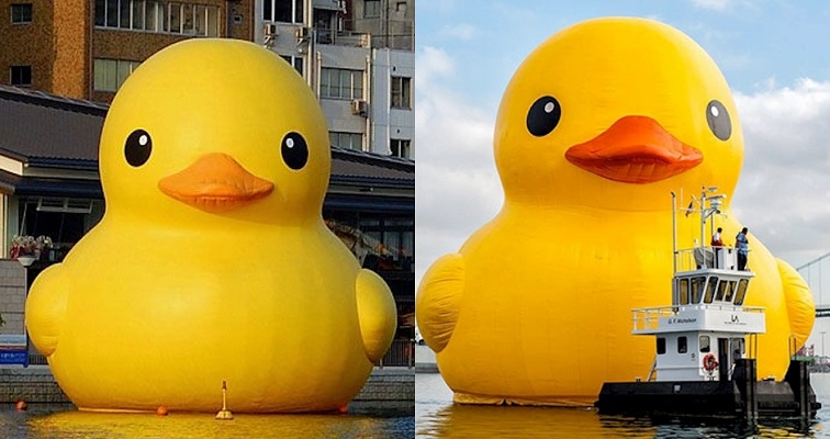 ‘It’s the exact same duck! I am furious!’: Massive ‘counterfeit’ rubber duckie enrages artist