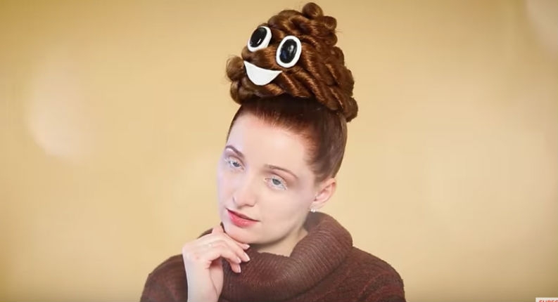 How to make poop Emoji hair | Dangerous Minds