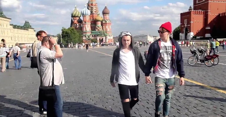 Hidden camera shows what it’s like to be gay in Russia