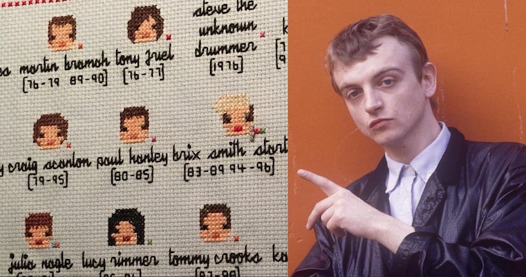 ‘New face in Hell’: Cross-stitch chart featuring 40-plus members of the Fall