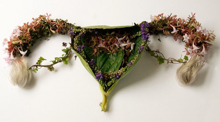 Flowery guts make for lovely anatomical art