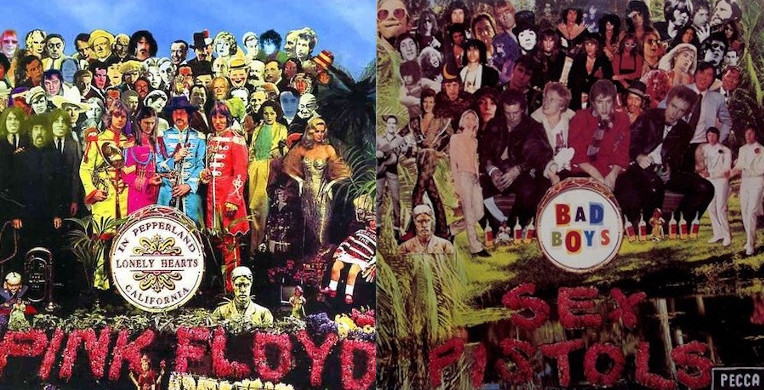 Sgt. Pepper’s Lonely Hearts Club parodies from the Sex Pistols, Frank Zappa, Pink Floyd & many more