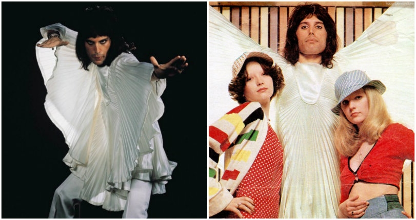 One of Freddie Mercury’s most iconic looks was inspired by a wedding dress