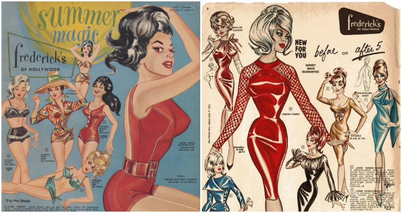 Sex signals: Trashy illustrations from vintage ‘Frederick’s of Hollywood’ catalogs