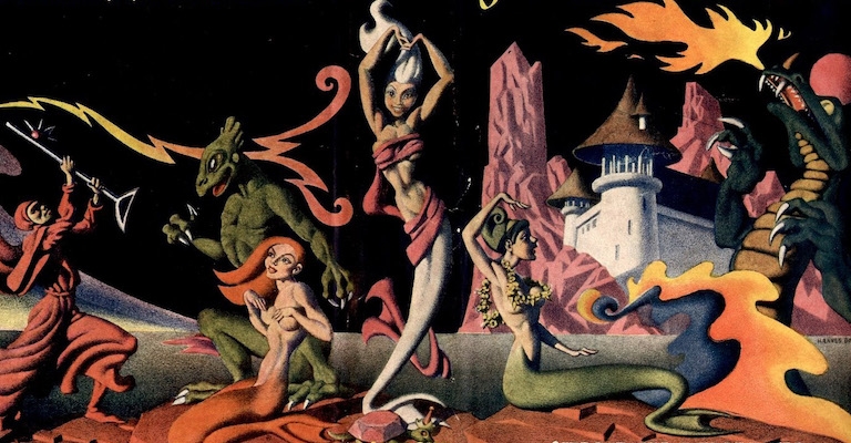 The weird fantasy menageries of Hannes Bok