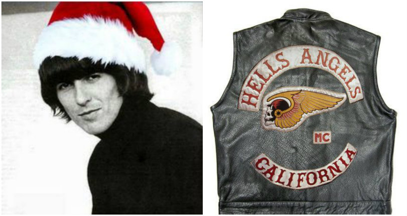 Ho-Ho-NO: ‘Quiet Beatle’ George Harrison invites the Hells Angels over for Christmas, 1968