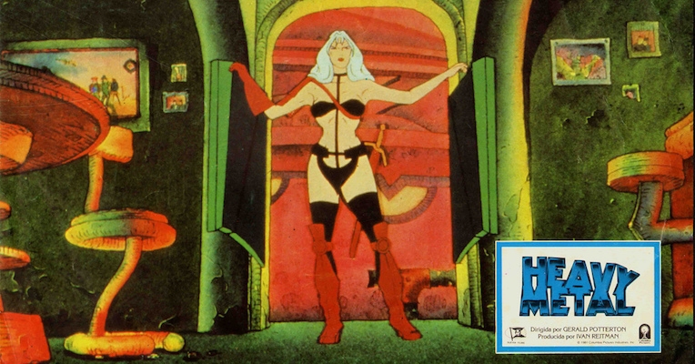Sexy sci-fi lobby cards for ‘Heavy Metal’