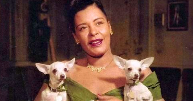 Billie Holiday: Drug bust with chihuahua, 1956