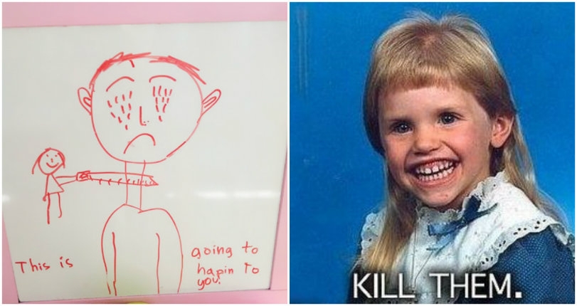 The kids are not alright: Nasty notes, death threats & other troubling pieces of ‘art’ done by kids