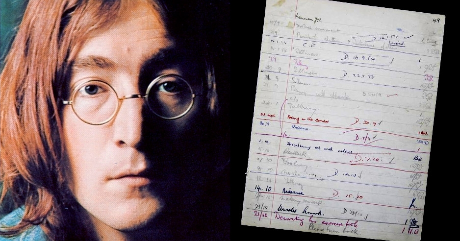 Instant Karma 1955: John Lennon’s high school detention logs