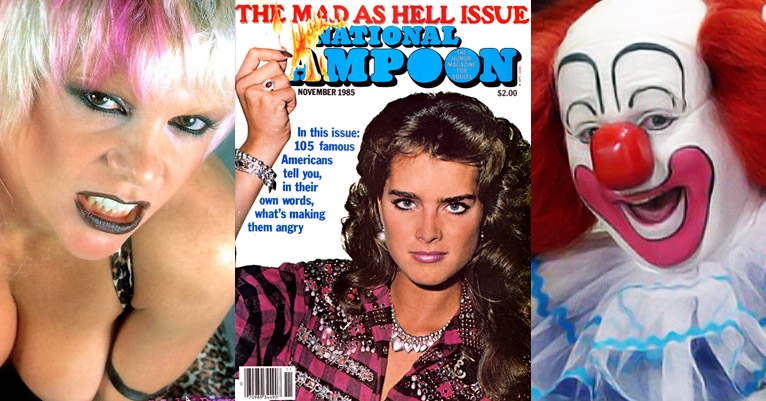 Wendy O Williams, Bozo the Clown, and more in National Lampoon’s ‘Mad as Hell’