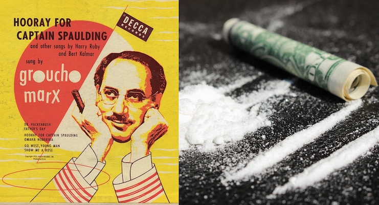 Was Groucho Marx’s famous anthem ‘Hooray for Captain Spaulding’ actually a celebration of cocaine?