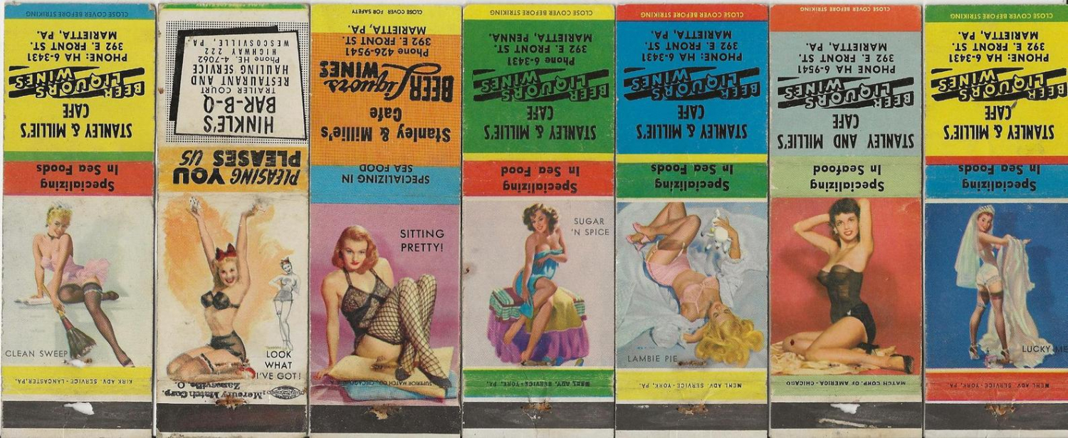 Looking for a TON of burlesque matchbook covers? Well, you can stop looking.