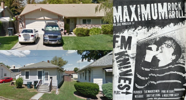 So these are the houses where they made the punk rock