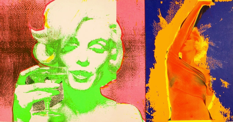 Psychedelic Day-Glo screenprints of Marilyn Monroe by ‘Last Sitting’ photographer Bert Stern