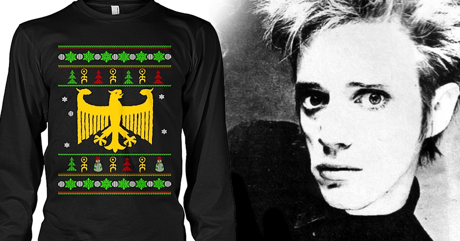 Ugh, the ironic Xmas sweaters are here. Yay, the first one is Einstürzende Neubauten’s