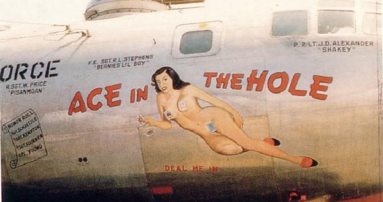 756px x 400px - The sexy, porny nose art of WWII combat planes | Dangerous Minds