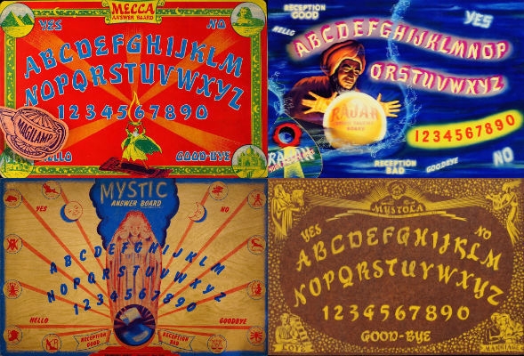 Awesome vintage ouija boards