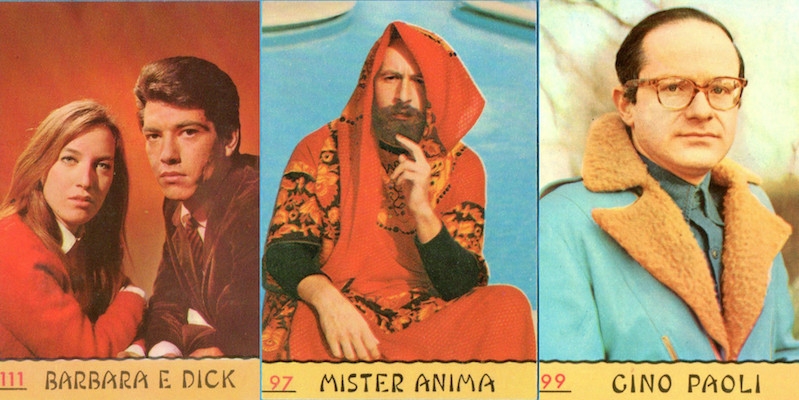 Charming and baffling Italian musician trading cards, 1968