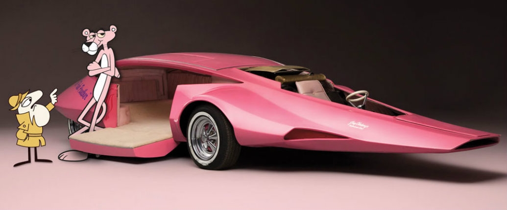 Think Pink: Drool over vintage automotive marvel the ‘Pink Panthermobile’