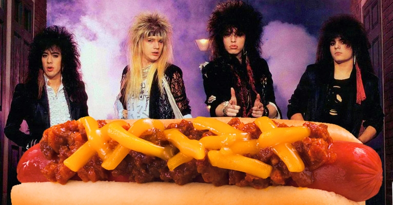 Hair-metal hot dogs: A Cinderella story