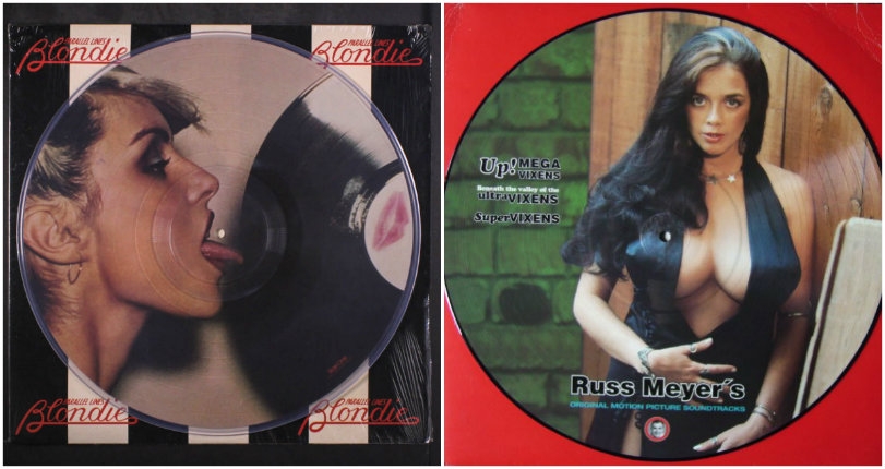 Mega-post full of rare vinyl picture discs from Russ Meyer, Blondie, Divine, AC/DC & more
