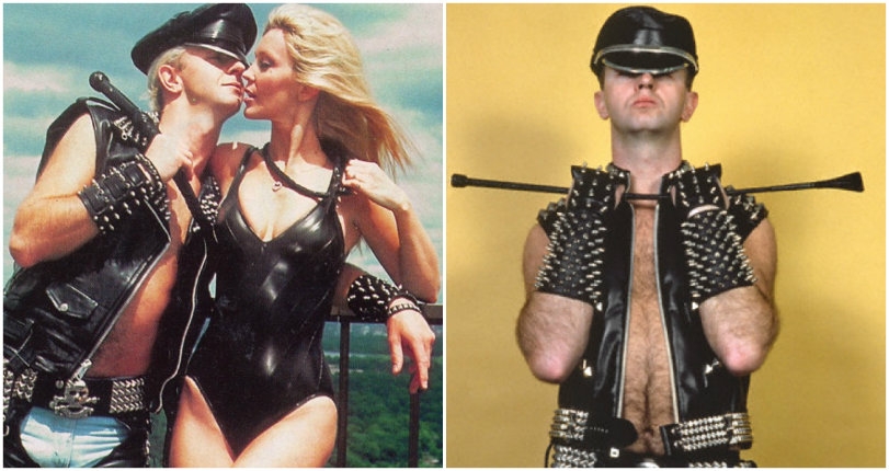 Judas Priest’s racy photoshoot with a Penthouse Pet