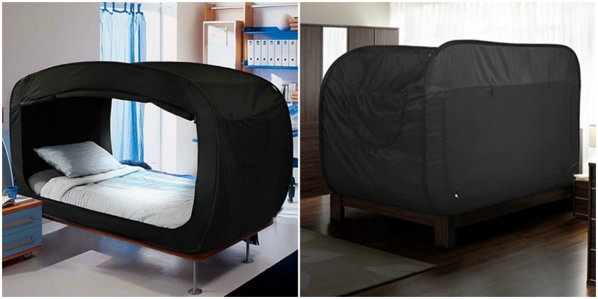 Is the ‘Privacy Bed’ that turns into a dark ‘fort’ perfect for people with anxiety?