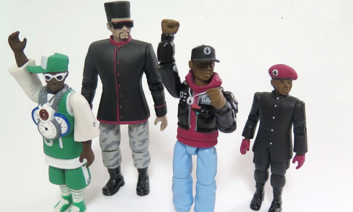 There’s a Public Enemy action figure set (does not come with noise, bring your own)