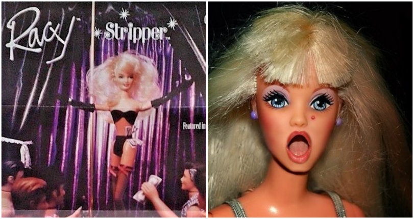 The ‘Racy Stripper’: ‘Naughty’ adult novelty toy from 1998 (dollar bills & G-string included!)