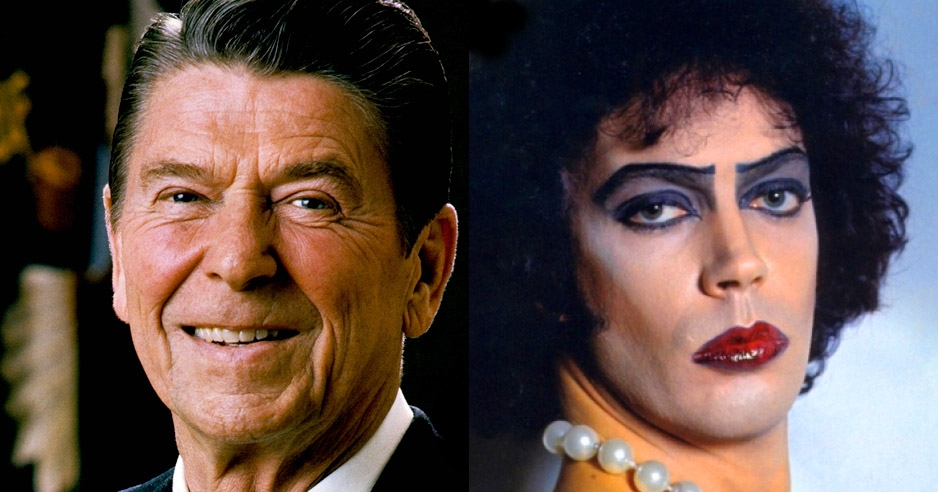 ‘The Ronnie Horror Picture Show’: Amazing 1980 spoof with a Reagan impersonator as Frank N. Furter!