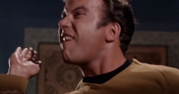 Make Captain Kirk slap the shit out of himself when you play ‘Slap Kirk’!