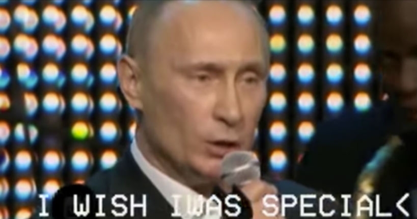 Vladimir Putin sings Radiohead’s ‘Creep’