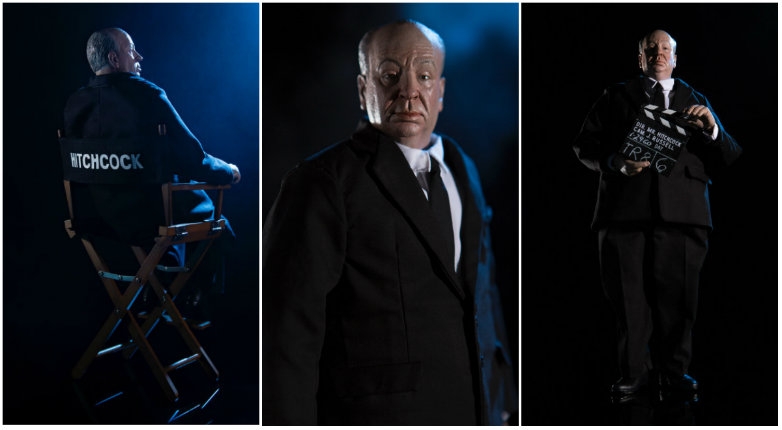 Awesome collectible action figure of Alfred Hitchcock